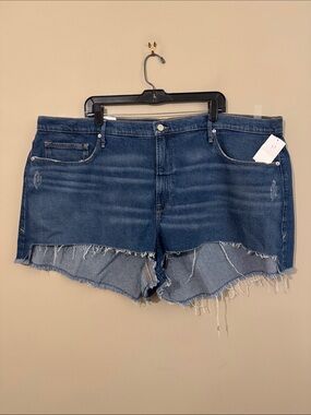 NWOT- Good American Good 90s cut off shorts, plus size 24